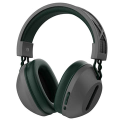 Wiwu Td 06 Solar Wireless Aive Noise Cancellation Headset, Bluetooth 5.3 Up To 30h Battery Life, Hifi Sound, Solar Charging Gray + Army Green