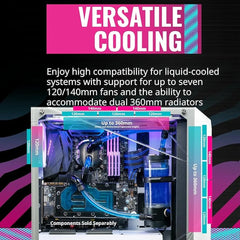COOLER MASTER MasterBox TD500 MESH White Mid Tower Tempered Glass Gaming Case