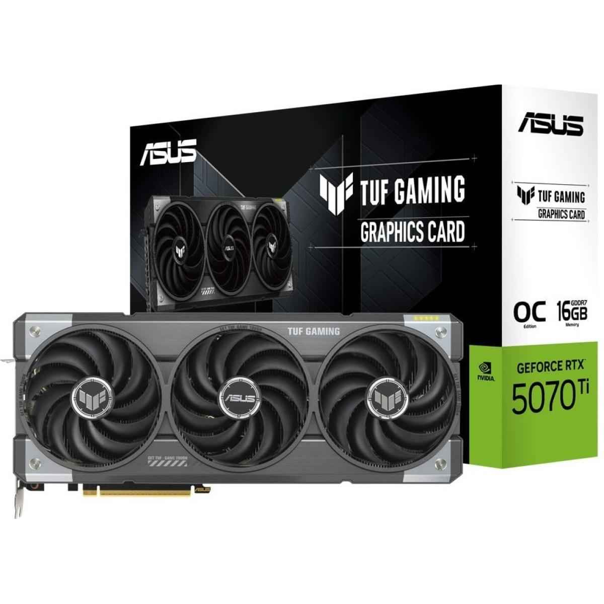 Asus Tuf Gaming Geforce Rtx 5070 Ti Oc Edition 16gb Gddr7 Pci Express 5.0 Dlss 4.0 Graphics Card