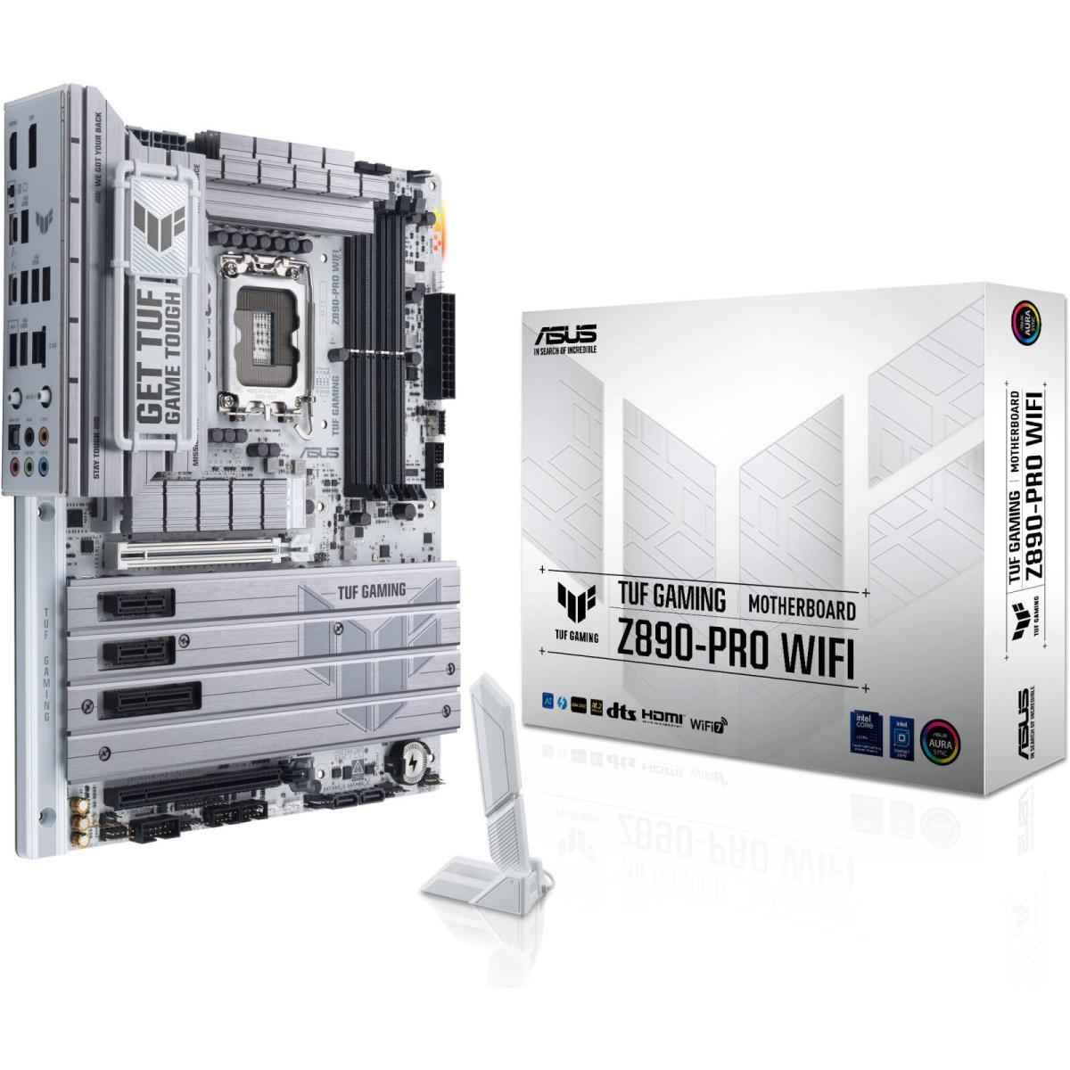 Asus Tuf Gaming Z890 Pro Wifi 7 Z890 Ddr5 Lga 1851 Advanced Ai Pc Ready 4x M.2 Ssd Pcie® 5.0 Thunderbolt™ 4 Usb Type C® 2.5gb Lan