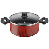 Tempo Flame Dutch Oven 26Cm with Glass Lid
