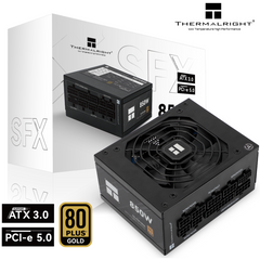 Thermalright (TGFX-850) SFX Gold 850W (ATX 3.0) PCIE 5.0 (12VHPWR) 80 Plus Gold Full Modular, Smart Fan - Power Supply | TGFX-850 | - CompuMe
