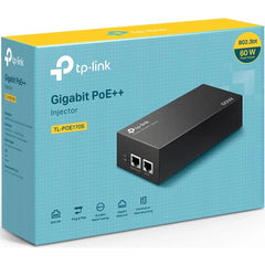 TP-Link TL-PoE170S PoE++ Injector Gigabit | Non-PoE to PoE Adapter | 802.3bt/at/af Compliant | Up to 60W | Wall Mountable | Plug&Play | Up to 100m (328 ft) | UL Certified - Black