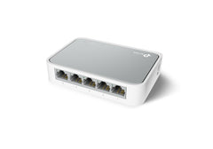 TP-LINK Desktop Switch 5-Port 10/100Mbps Fast Ethernet Switch TL-SF1005D, Fanless Quiet