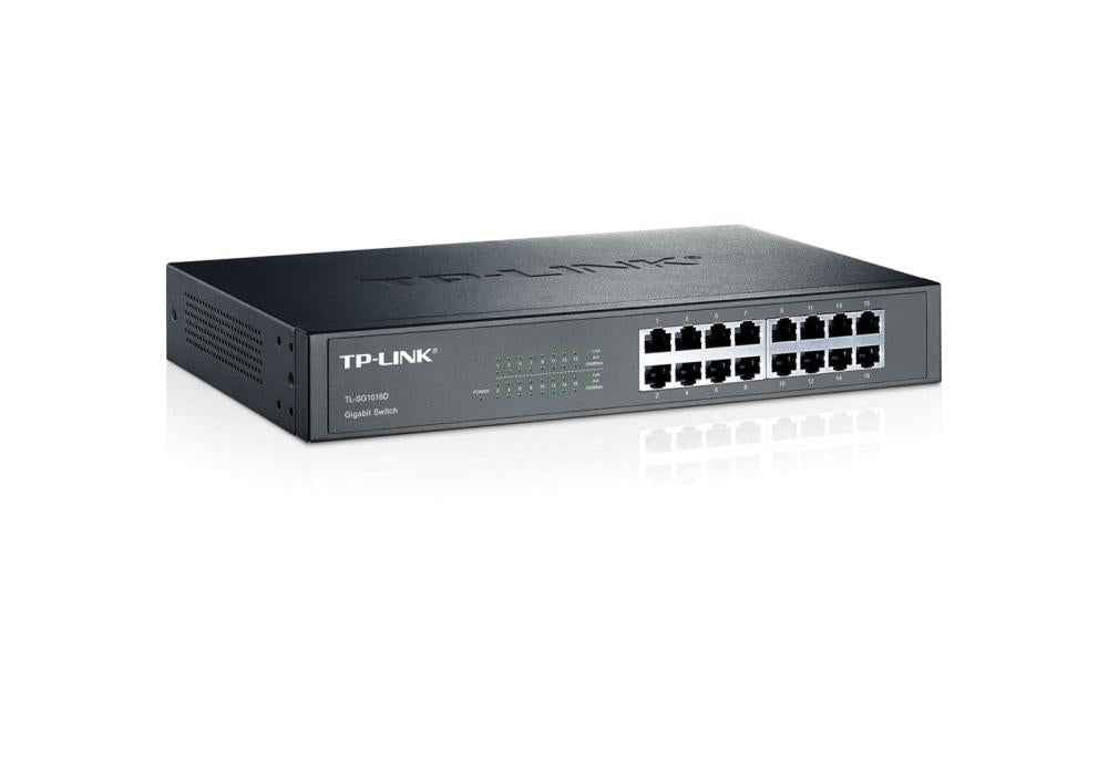 TP-LINK Desktop/Rackmount Switch 16-Port Gigabit TL-SG1016D