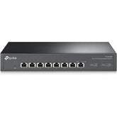 Tp Link Tl Sx1008 | 8 Port 10g/multi Gig Unmanaged Ethernet Switch | Desktop/rackmount | Plug & Play | Sturdy Metal Casing | Speed Auto Negotiation - CompuMe