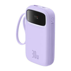 Baseus Pow 2 Digital Display Fast-Charging Power Bank with 2 Built-in Type-C, Purple - P10055009513-00