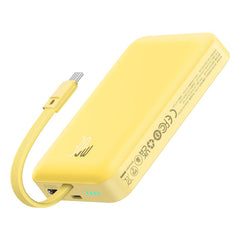 Baseus Magnetic Mini, Wireless Fast Charge Power Bank Type-C Edition, 10000Mah, Yellow - P1002210BY23-00