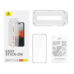 Baseus Sapphire Series HD Tempered-Glass Screen Protector for Ip 15 & 16 - P60057504203-00