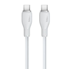 Baseus Pudding Series Fast Charging Cable Type-C to Type-C, 100Watts, 1.2Mm, Stellar White - P10355702221-B1