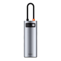 Baseus Metal Gleam Series 7 Port HUB, Space Grey - B00030708811-00