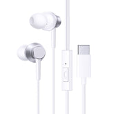 Baseus Enock Wired Earphones, White - A00164300213-Z1