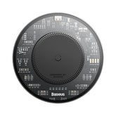 Baseus Simple 2 Wireless Charger, 15Watts, Cluster Black - CCJJ050001