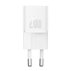 Baseus Wall Fast Charger Mini, 20Watts, Moon White - P10110900213-01