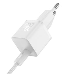 Baseus Wall Fast Charger Mini, 20Watts, Moon White - P10110900213-01