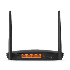 Tp-Link 300Mbps Wireless N 4G Lte Router, Build-In 150Mbps 4G Lte Modem, Black - TL-MR6400