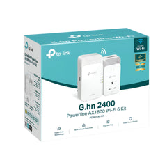 Tp-Link G.HN2400 Power Line AX1800 Wi-Fi 6, White - PGW2440 KIT