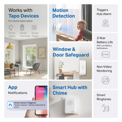 Tp-Link Smart Sensor Starter Kit, Wifi, White - Tapo T30 KIT
