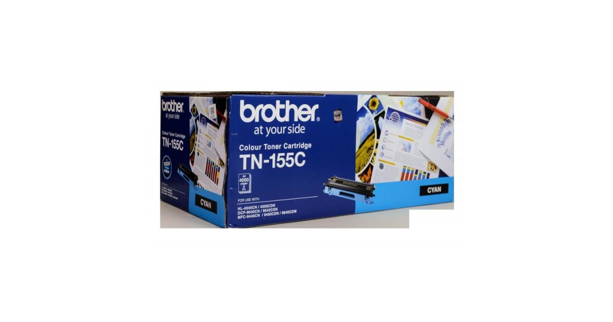 Brother Toner TN-155 Cyan (Original) - CompuMe