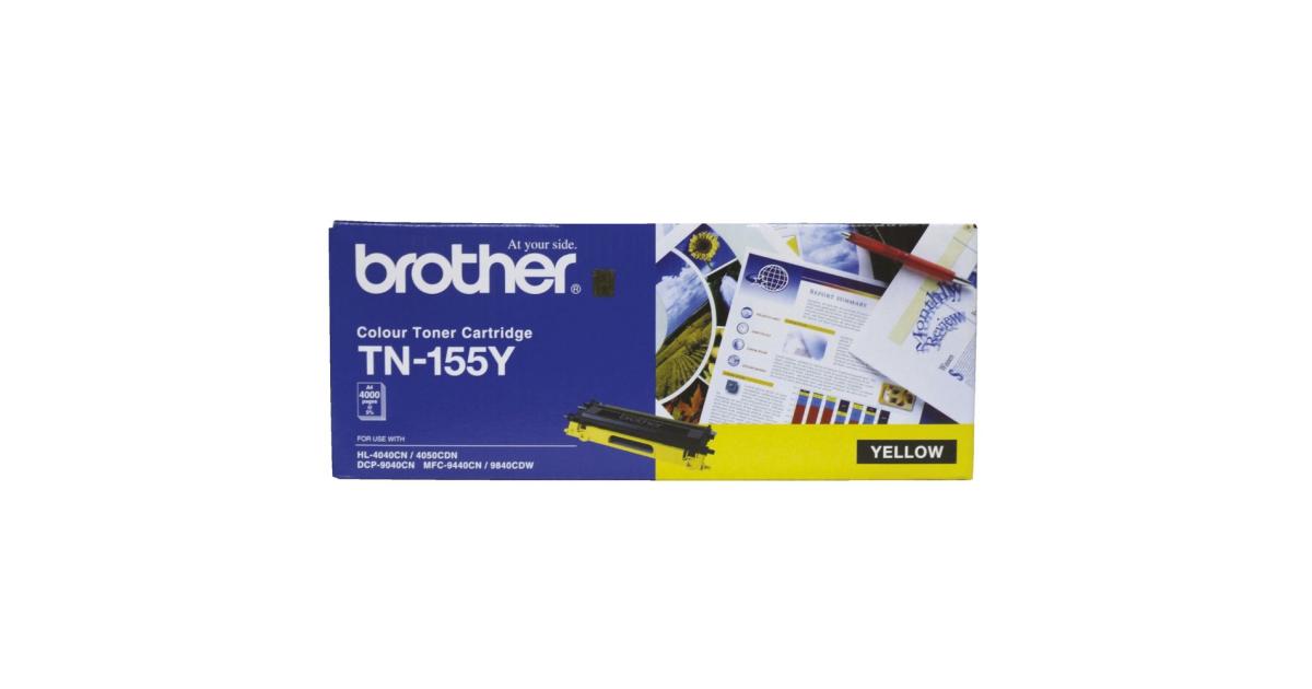 Brother Toner TN-155 Yellow (Original) - CompuMe