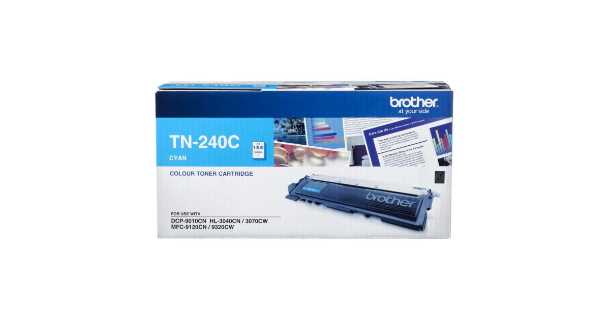 Brother Toner TN-240 Cyan (Original) - CompuMe