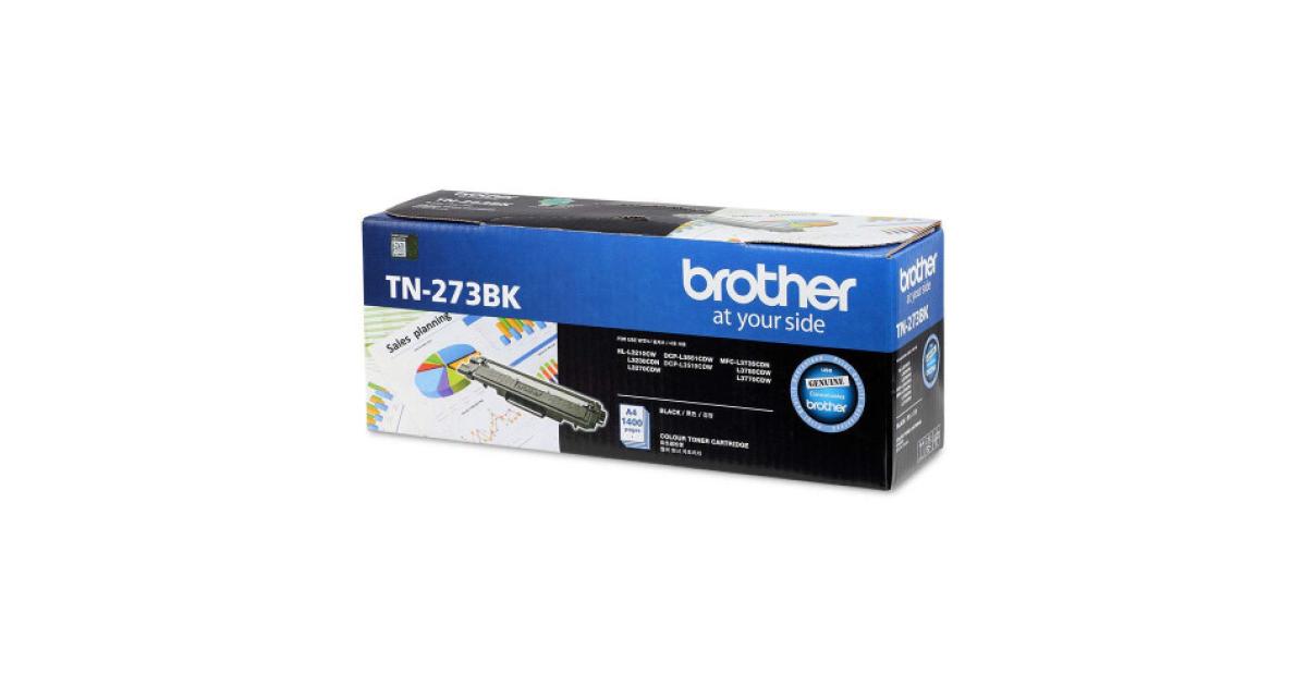 BROTHER 3750 TN-273BK LASER TONER CARTRIDGE - BLACK (ORIGINAL ) - CompuMe