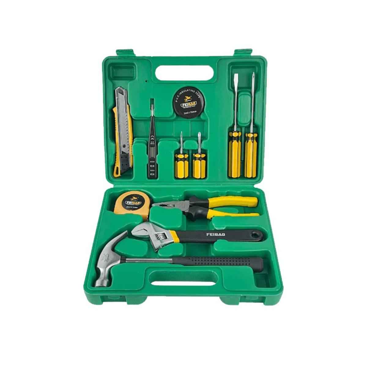 Feibao F28-8012 Multifunctional Household Tool Box 12 PCS