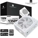 Thermalright (TP1350-W) Platinum 1350W (ATX 3.0) PCIE 5.0 (12VHPWR) 80 Plus Platinum Full Modular, Smart Fan - Power Supply (White) | TP1350-W | - CompuMe