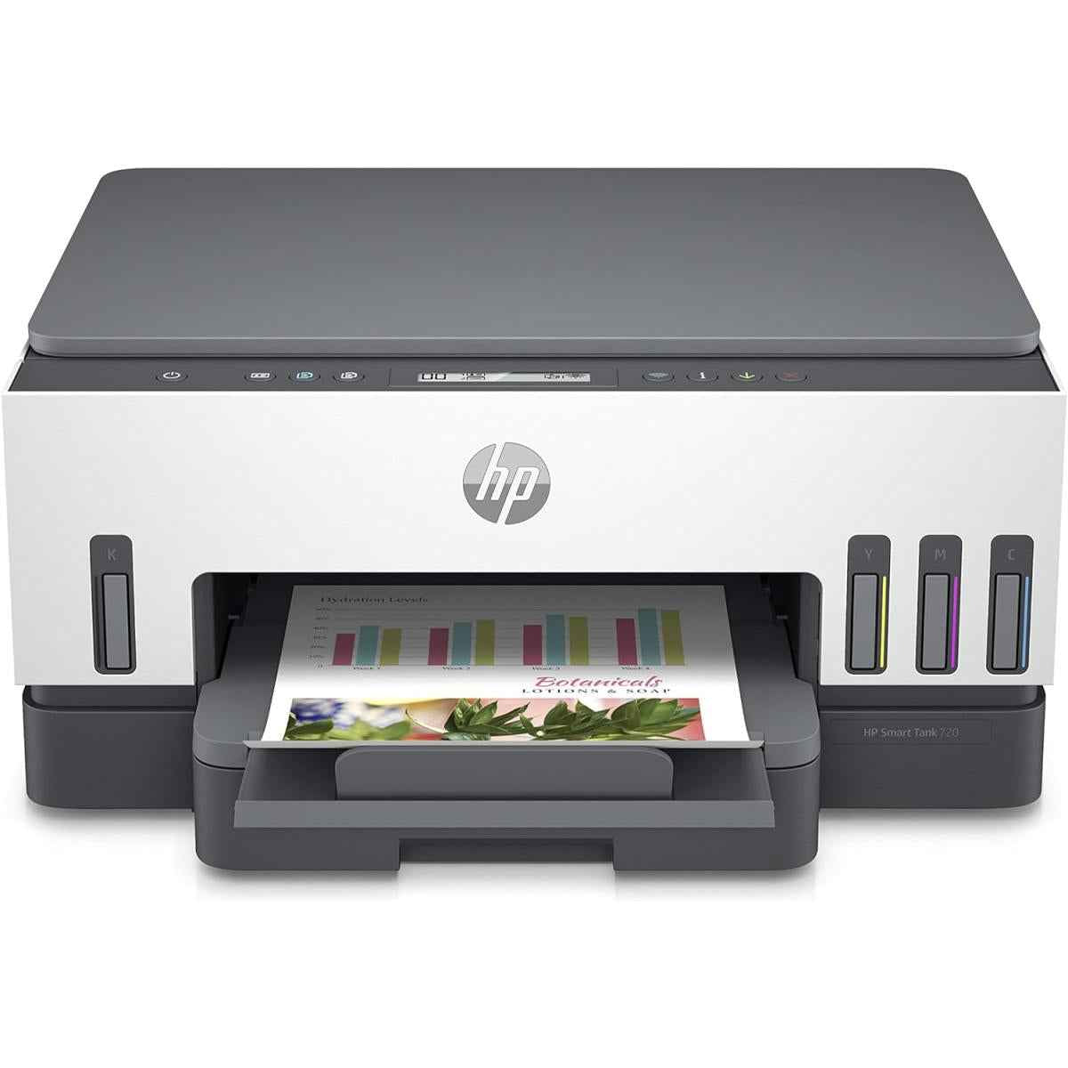 Hp Smart Tank 720 Wifi Duplex Mutifunion Printer Print, Scan, Copy W/ Wireless Auto Ink & Paper Sensor ( Up To 12000 Black & 8000 Colour)