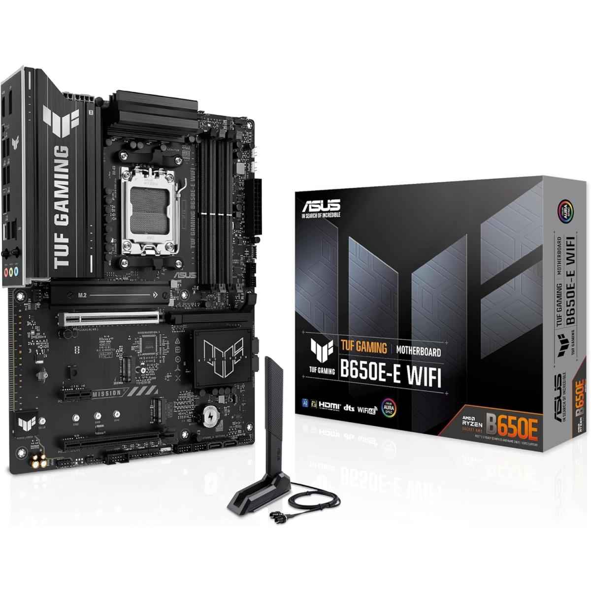 ASUS TUF GAMING B650E-E WIFI (Wi-Fi 6E) AMD RYZEN Series AM5/DDR5/PCIe 5.0/3xM.2 - ATX Gaming MotherBoard | TUF GAMING B650E-E WIFI |