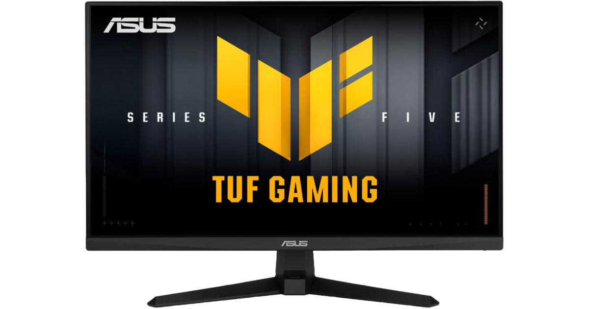 ASUS TUF Gaming VG279Q5A Gaming Monitor 27" Full HD Fast-IPS panel, 200Hz, 0.3ms , HDR10, G-SYNC® compatible, AMD FreeSync™ Premium, ELMB SYNC, 99% sRGB, DisplayWidget Center, Gaming AI w/ Speakers