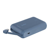 Belkin Boost Charge Power Bank 10000Mah, PD 20Watts, USB-C Integrated Cable and USB-C Port, Blue - BPB021hqBL