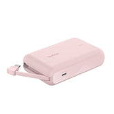 Belkin Boost Charge Power Bank 10000Mah, PD 20Watts, USB-C Integrated Cable and USB-C Port, Pink - BPB021hqPK
