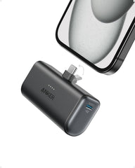 Anker Nano Power Bank, 22.5Watts Built-In Usb-C Connector, Black - A1653H11