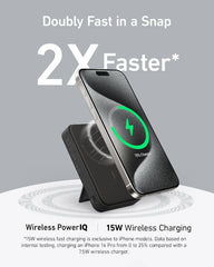 Anker MagGo Power Bank, 10000Mah, Black - A1654H11