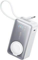 Anker MagGo Power Bank, 10000Mah, 35Watts, For Apple Watch, White - A1657H21