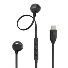 JBL Tune 305C USB-C Wired Classic Headphones, Black - JBLT305CBLK