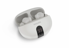 Philips Earphone TWS Hybrid ANC, App Control, Series 3000, White - TAT3559WT