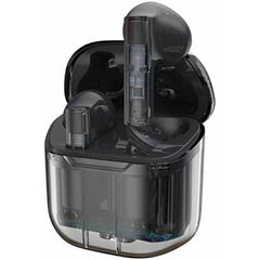 Wiwu Tws11 Ghost Appearance Tws Airbuds, Pure Bass True Wireless Stereo, Hands Free Stereo Calls, 10m Range, Bt V5.3, 22h Total Battery Life, Support Voice Assistants, Zero Cables Design Black - CompuMe