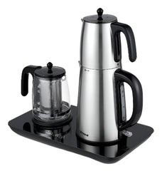 Trisa Tea Kettle, Tea Time Party, 1.7Lit, 2200Watts, Stainless Steel - 6464.75
