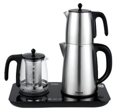 Trisa Tea Kettle, Tea Time Party, 1.7Lit, 2200Watts, Stainless Steel - 6464.75