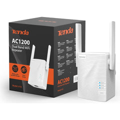 Tenda A18 AC1200 Dual Band Universal Wi-Fi Repeater, Broadband/Wi-Fi Extender, Wi-Fi Booster/Hotspot, with 1 Ethernet Port, works with all broadband providers