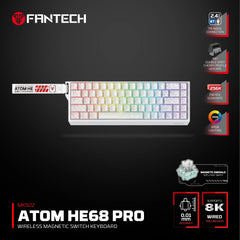 FANTECH MK922 ATOM HE68 PRO Wireless Magnetic Gaming Keyboard Topo Edition