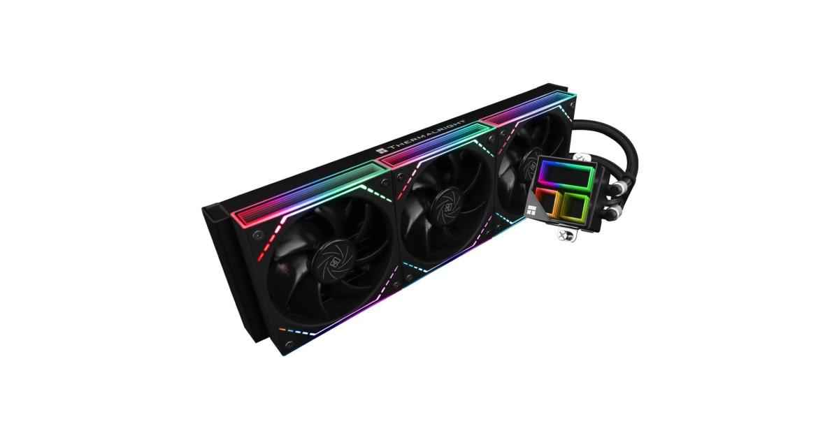 Thermalright Frozen Infinity 360 Black ARGB – High Performance CPU Liquid Cooler with 3x TL-M12 Fans