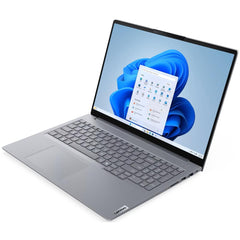 Lenovo ThinkBook 16 G9 IRL (Intel) Arctic Grey Laptop, 16" WUXGA FHD+ (1920x1200) IPS, Intel Core 7 240H, Integrated Intel Graphics, 16GB DDR5 SODIMM , 512GB M.2 NVMe GEN4 SSD