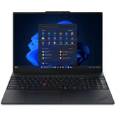 Lenovo ThinkPad E16 Gen 3 (Intel) Graphite Black Laptop, 16" WUXGA FHD+ (1920x1200) IPS, Intel Core Ultra 7 processor 255H, Integrated Intel Arc Graphics, 16GB SODIMM DDR5, 1TB M.2 NVMe GEN4 SSD | 21SR001HAD |