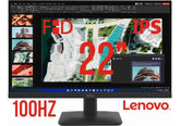 Lenovo ThinkVision S22-4e Monitor, 21.5" Class Full HD, IPS, WLED Backlight, 99% sRGB, 16.7 Million Colors, 250 Nit, 100Hz, 4ms, Tilt Stand - 3 Year Warranty