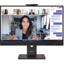 Lenovo ThinkVision T27QD-4v 27" IPS QHD 120Hz VoIP Monitor Built-in 5MP IR+RGB Webcam & 2x5W Speakers & Mic w/ 100W USB-C Docking, HDMI 2.1, DP, RJ45 Ethernet & USB Hub Adjustable Stand - 3 Year Warranty