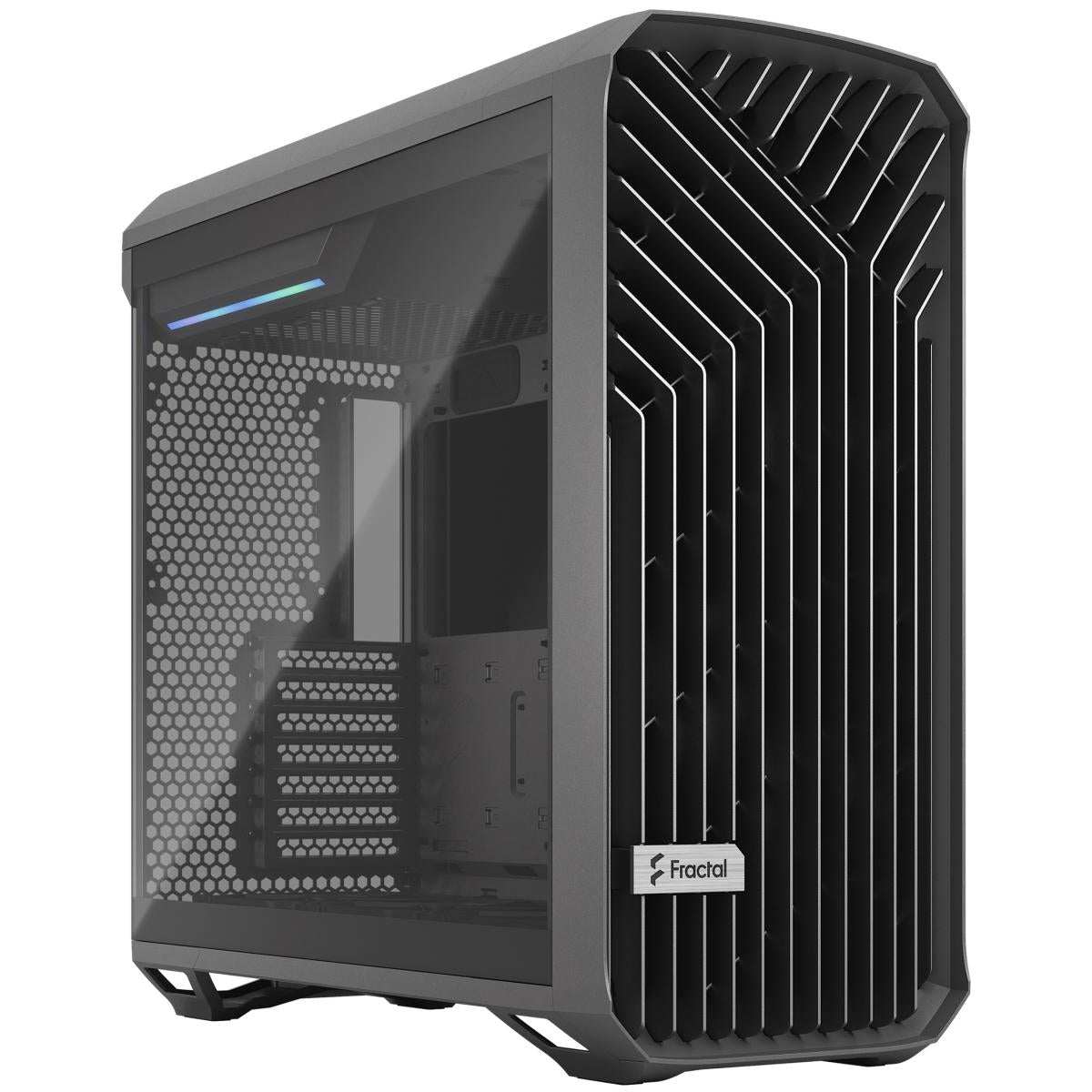 Fractal Design Torrent (Gray TG Light Tint) Mid-Tower Tempered Glass Gaming Case w/ Type-C & (Front) 2 x 180 mm + (Bottom) 3 x 140 mm Fans | FD-C-TOR1A-02 | Fractal Design Torrent (Gray TG Light Tint) Mid-Tower Tempered Glass Gaming Case w/ Type-C & (Front) 2 x 180 mm + (Bottom) 3 x 140 mm Fans | FD-C-TOR1A-02 |