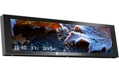 Thermalright Trofeo Vision 9.16 IPS LCD BLACK (1920 X 480), USB Type-C, (251 mm × 68 mm × 17 mm) Thermalright TRCC Control Center Software For (monitor temps, stats, custom graphics, GIFs, wallpapers)